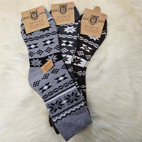 Alpaca Wollsocken